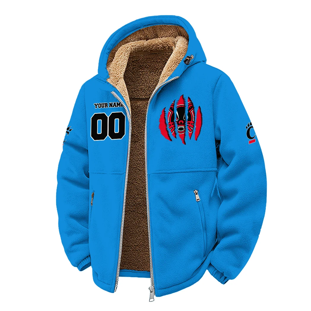 The Cincy Power Winter Fleece Jacket, All-Mountain Sport Jacket HVN1449CB - cyan - Image 2