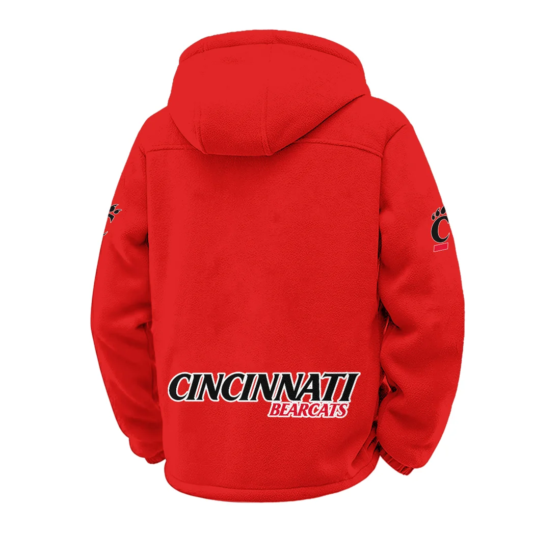 The Cincy Power Winter Fleece Jacket, All-Mountain Sport Jacket HVN1449CB - red - Image 3