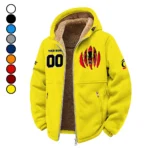 The Cincy Power Winter Fleece Jacket, All-Mountain Sport Jacket HVN1449CB - Yellow