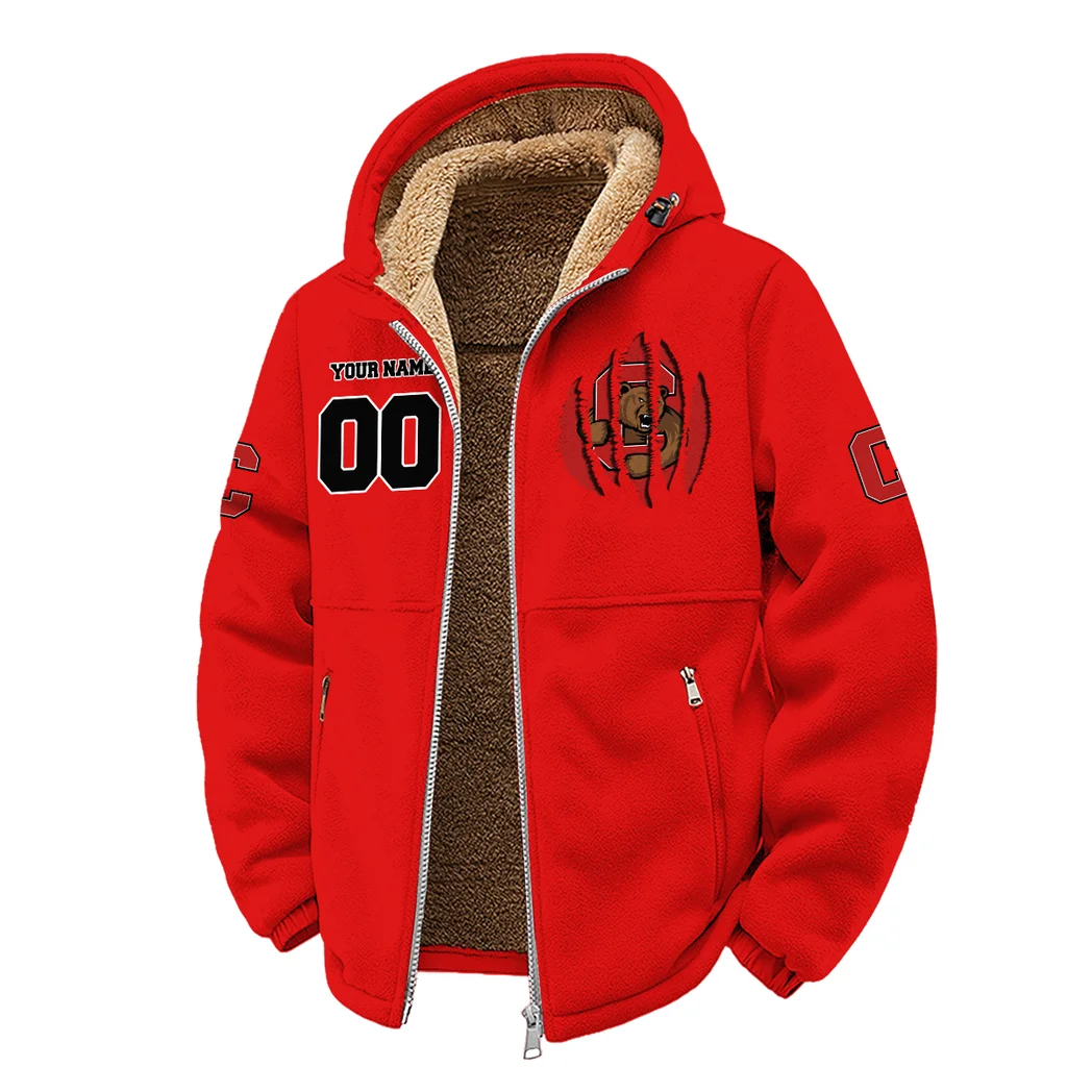The Cornell Elite Winter Fleece Jacket, Ski & Snowboard Mid-Layer HVN1449CB - red - Image 2