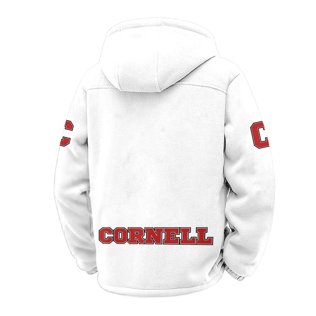 The Cornell Elite Winter Fleece Jacket, Ski & Snowboard Mid-Layer HVN1449CB - White - Image 3
