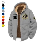 Ralphieâ€™s Run Winter Fleece Jacket, Cold Weather Hiking Fleece HVN1449CB - Grey
