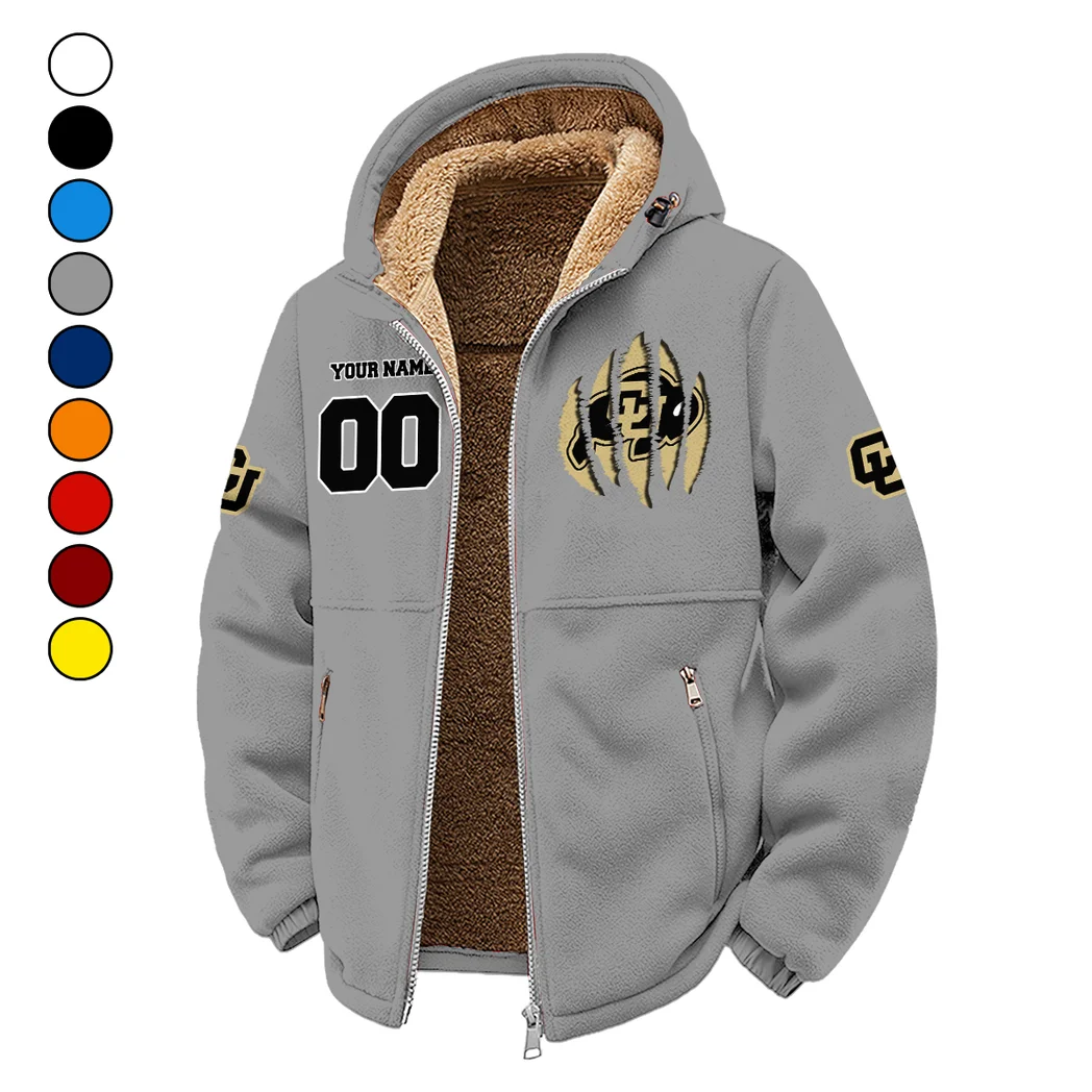 Ralphie’s Run Winter Fleece Jacket, Cold Weather Hiking Fleece HVN1449CB - Grey
