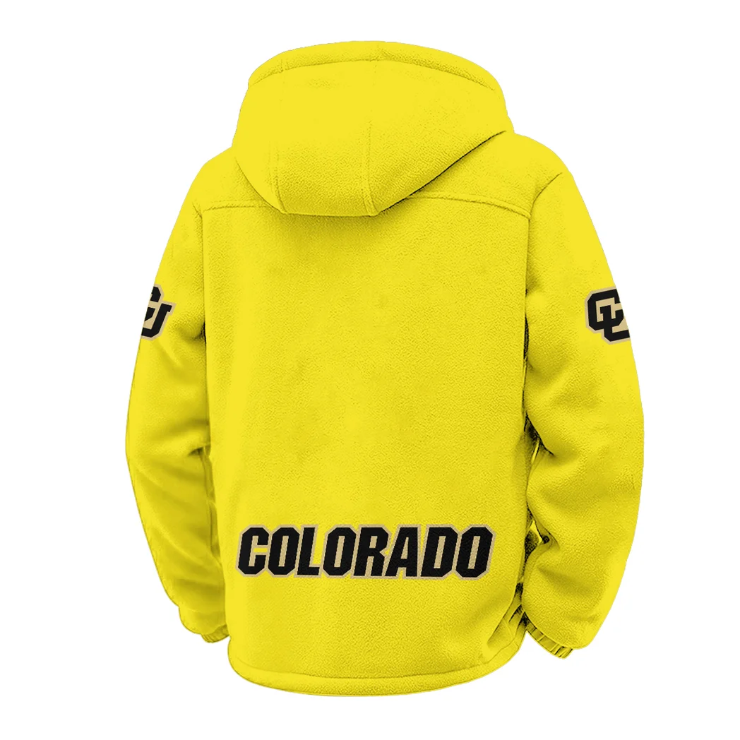 Ralphie’s Run Winter Fleece Jacket, Cold Weather Hiking Fleece HVN1449CB - Yellow - Image 3