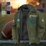 The Chant Power Flannel Hoodie, Rugged Sport Flannel Hoodie HVN1449CC - Green