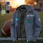 The Chant Power Flannel Hoodie, Rugged Sport Flannel Hoodie HVN1449CC - Navy Blue