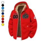 The Chant Power Winter Fleece Jacket, Winter Endurance Jacket HVN1449CC - red