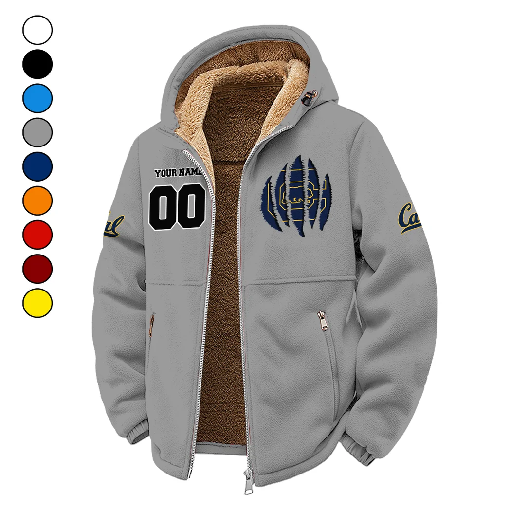 The Berkeley Elite Winter Fleece Jacket, Ultra-Soft Fleece Shell HVN1449CG - Grey
