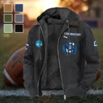 The Bluejays Flannel Hoodie, Loyal Supporter Sport Hoodie HVN1449CR - Black