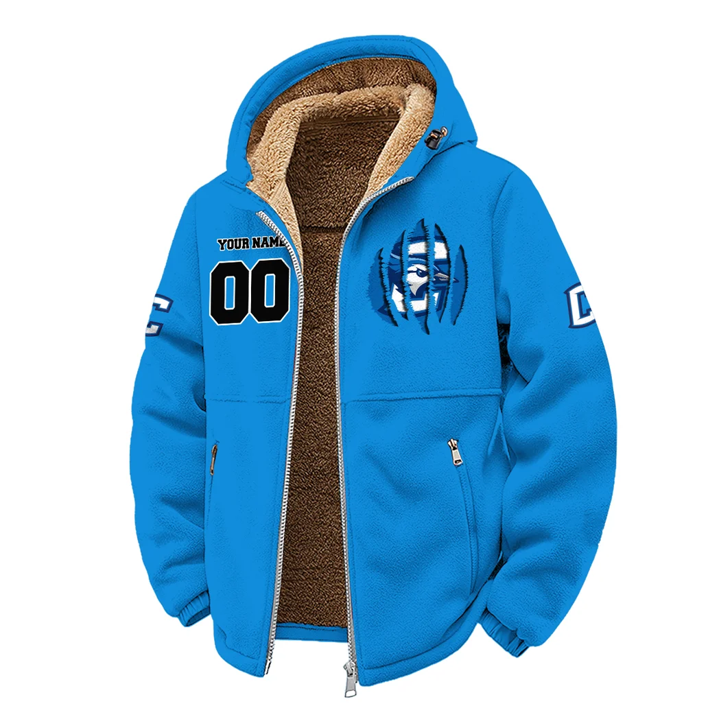 The Bluejays Winter Fleece Jacket, Cross-Training Thermal Zip HVN1449CR - cyan - Image 2