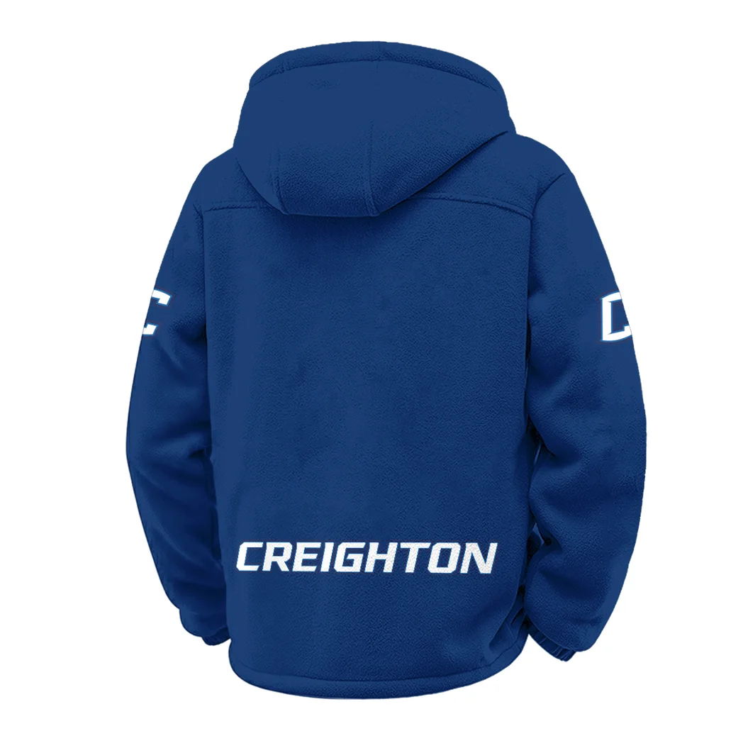 The Bluejays Winter Fleece Jacket, Cross-Training Thermal Zip HVN1449CR - Navy - Image 3