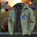 The Duke Spirit Flannel Hoodie, Essential Fan Flannel Hoodie HVN1449DB - Light Green