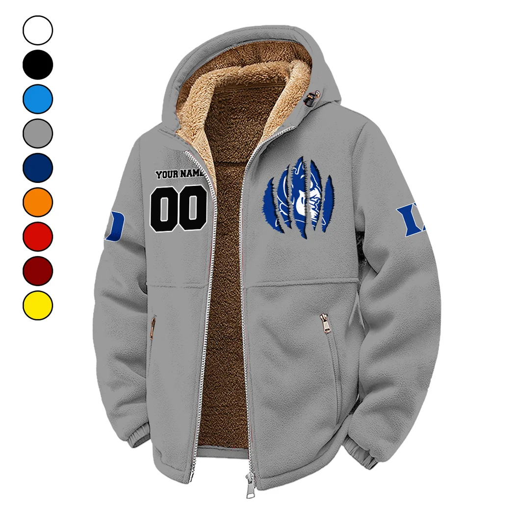 The Duke Spirit Winter Fleece Jacket, Brushed Interior Winter Fleece HVN1449DB - Grey