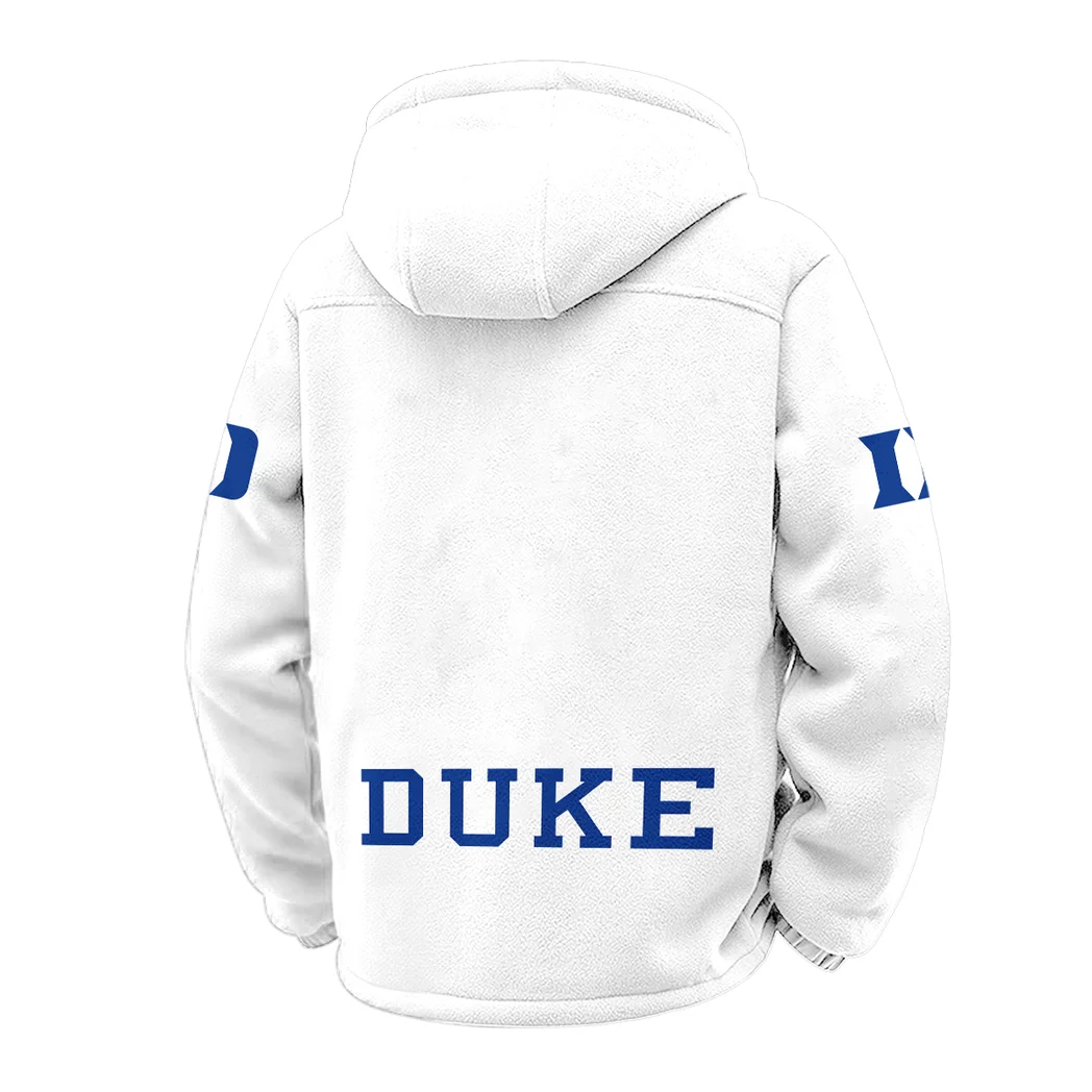 The Duke Spirit Winter Fleece Jacket, Brushed Interior Winter Fleece HVN1449DB - White - Image 3