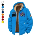 ECU Winter Fleece Jacket, Luxe Microfleece Pullover HVN1449EC - cyan