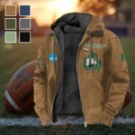 The Eagle Pride Flannel Hoodie, Cold Game Day Hoodie HVN1449EM - Camel