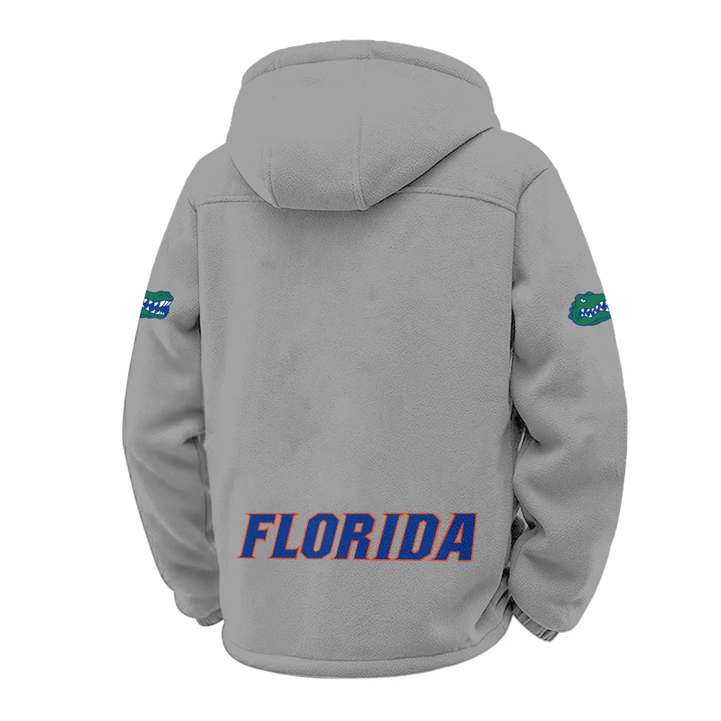 The Florida Elite Winter Fleece Jacket, High-Density Comfort Fleece HVN1449FG - Grey - Image 3