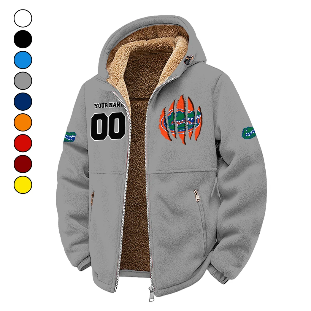 The Florida Elite Winter Fleece Jacket, High-Density Comfort Fleece HVN1449FG - Grey