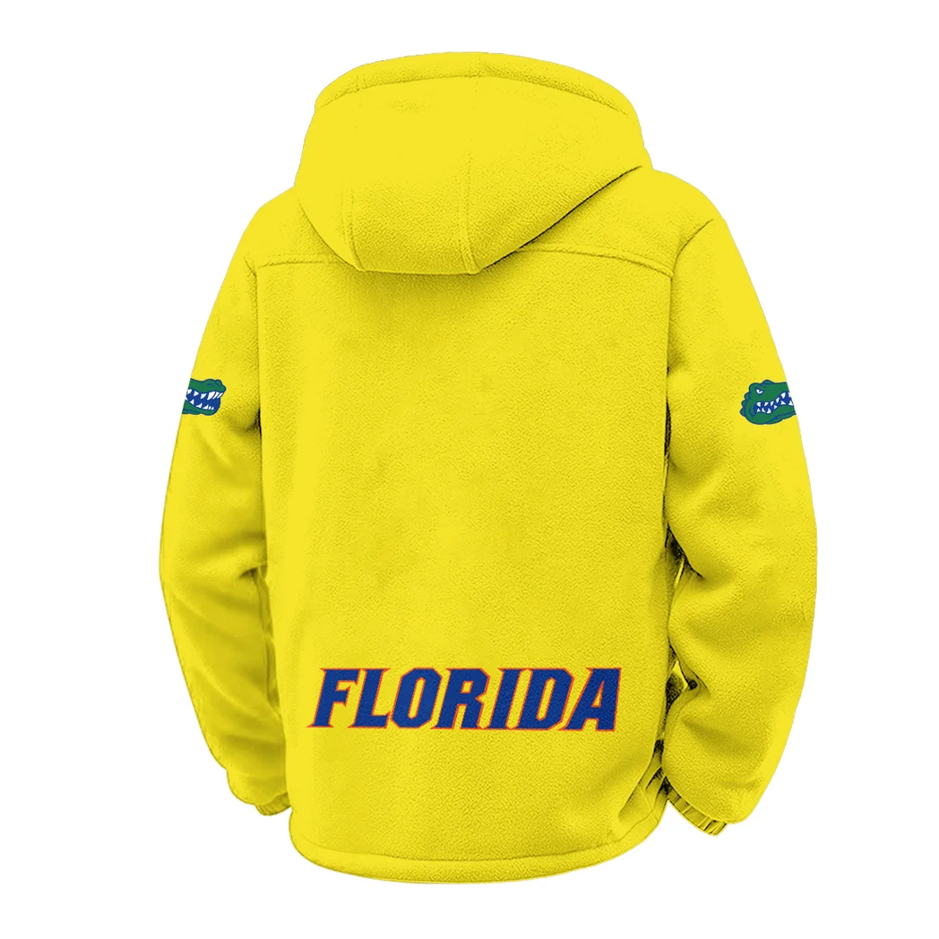 The Florida Elite Winter Fleece Jacket, High-Density Comfort Fleece HVN1449FG - Yellow - Image 3