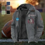 The FSU Force Flannel Hoodie, Athletic Lifestyle Fan Hoodie HVN1449FS - Gray