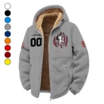 The FSU Force Winter Fleece Jacket, Warm Core Loft Fleece HVN1449FS - Grey