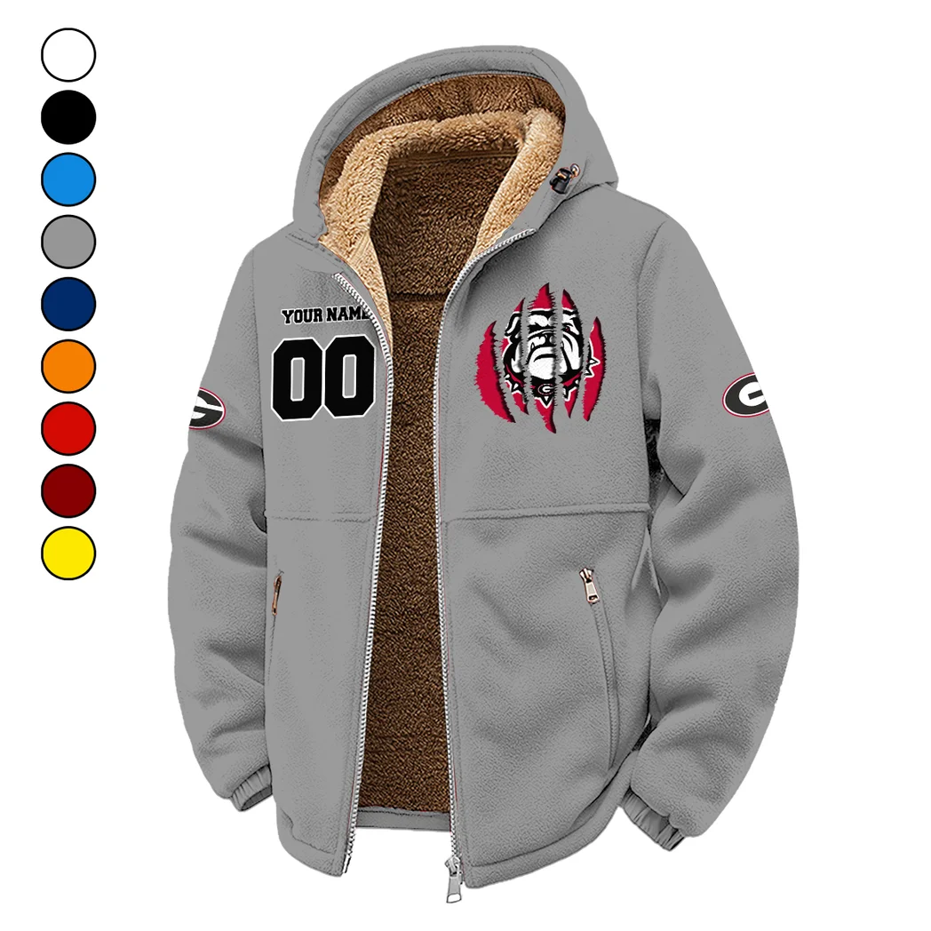 The Georgia Elite Winter Fleece Jacket, Breathable Winter Comfort HVN1449GB - Grey
