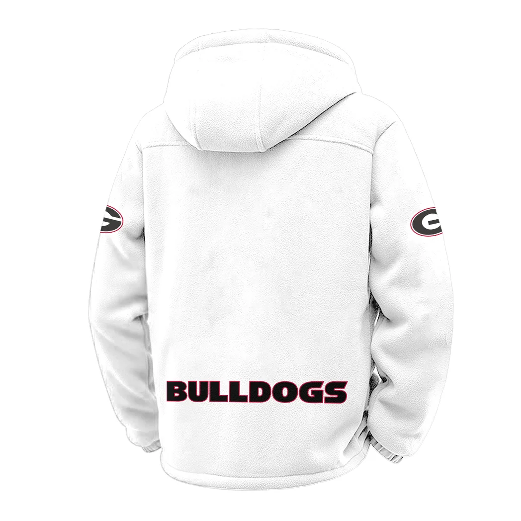 The Georgia Elite Winter Fleece Jacket, Breathable Winter Comfort HVN1449GB - White - Image 3