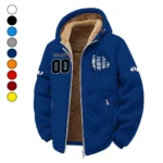 Spokane's Finest Winter Fleece Jacket, Premium Fleece Barrier HVN1449GO - Navy