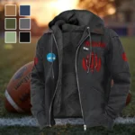 The Hoosier State Flannel Hoodie, Stadium Ready Flannel Hoodie HVN1449IH - Black