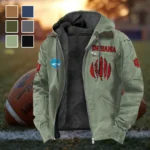 The Hoosier State Flannel Hoodie, Stadium Ready Flannel Hoodie HVN1449IH - Light Green
