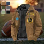 The Owl Nation Flannel Hoodie, Warm Fan Flannel Hoodie HVN1449KS - Camel