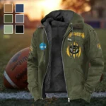 The Owl Nation Flannel Hoodie, Warm Fan Flannel Hoodie HVN1449KS - Green