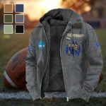 The Kentucky Power Flannel Hoodie, Supporter Spirit Hooded Flannel HVN1449KW - Gray