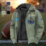 The Kentucky Power Flannel Hoodie, Supporter Spirit Hooded Flannel HVN1449KW - Light Green