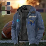 The Kentucky Power Flannel Hoodie, Supporter Spirit Hooded Flannel HVN1449KW - Navy Blue