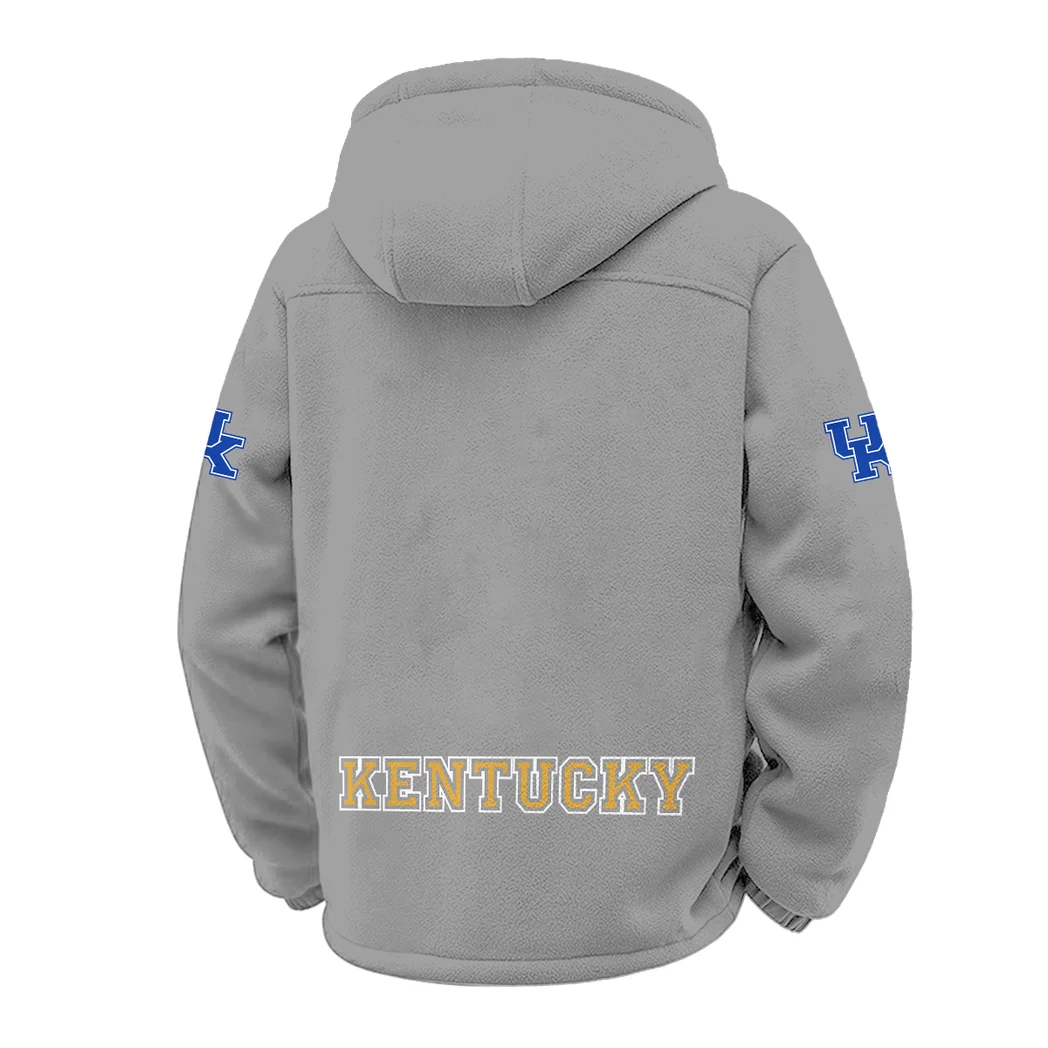 The Kentucky Power Winter Fleece Jacket, Dynamic Winter Training Top HVN1449KW - Grey - Image 3