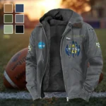 The Marquette Flannel Hoodie, All-Season Fan Hoodie HVN1449MG - Gray