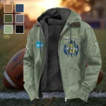 The Marquette Flannel Hoodie, All-Season Fan Hoodie HVN1449MG - Light Green