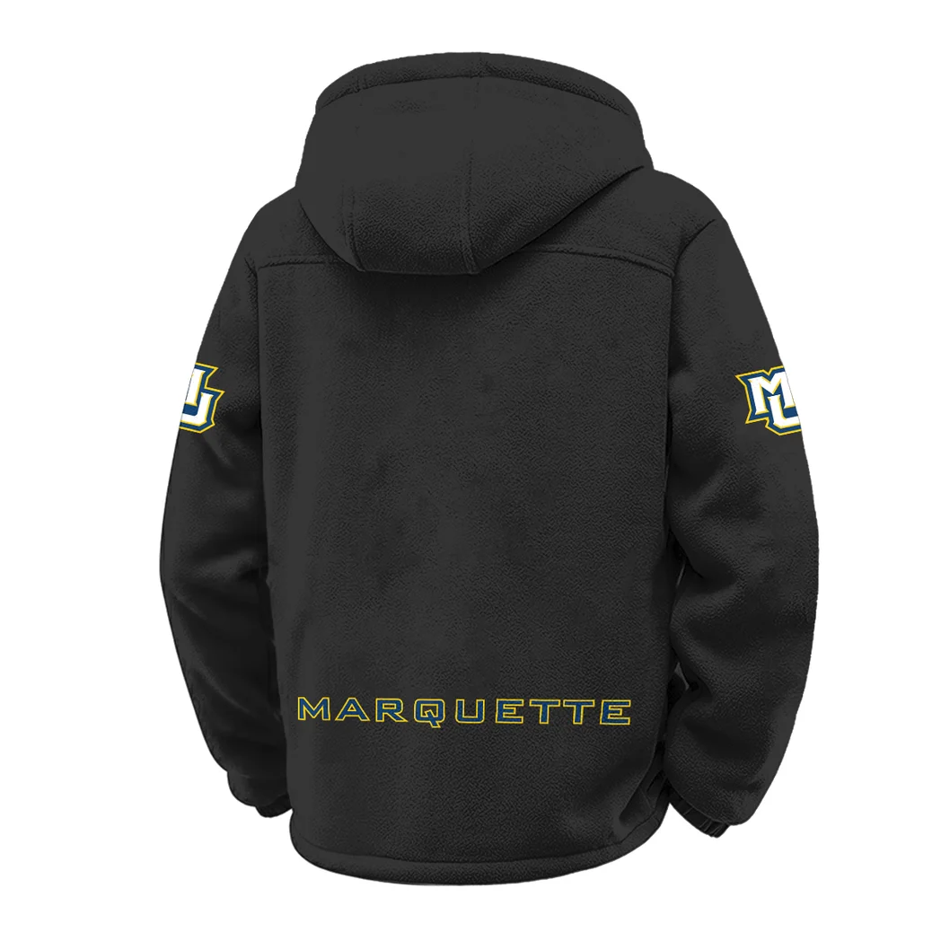 The Marquette Winter Fleece Jacket, Snow-Ready Active Fleece HVN1449MG - Black - Image 3