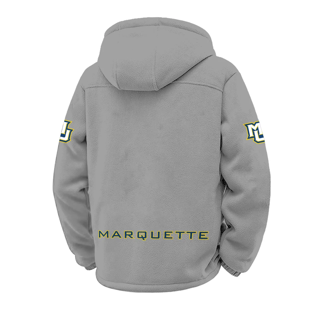 The Marquette Winter Fleece Jacket, Snow-Ready Active Fleece HVN1449MG - Grey - Image 3
