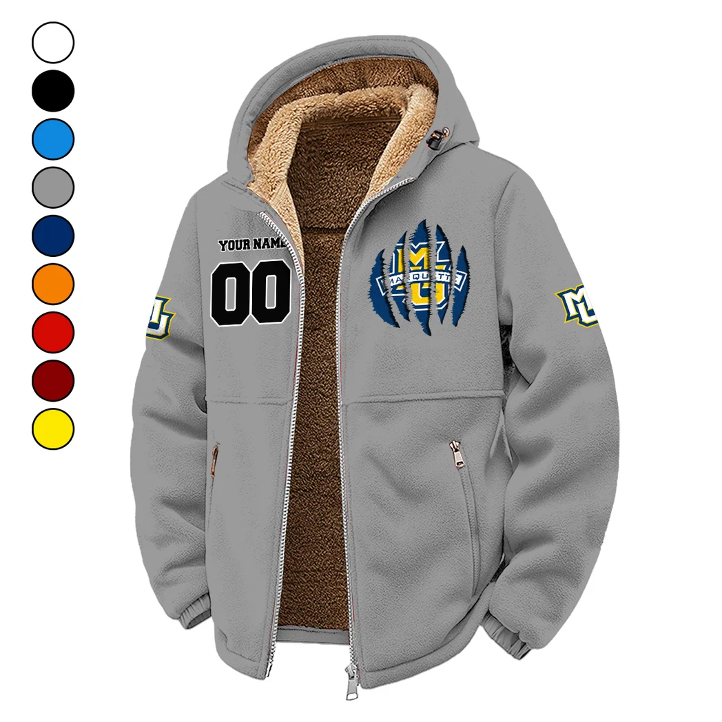 The Marquette Winter Fleece Jacket, Snow-Ready Active Fleece HVN1449MG - Grey