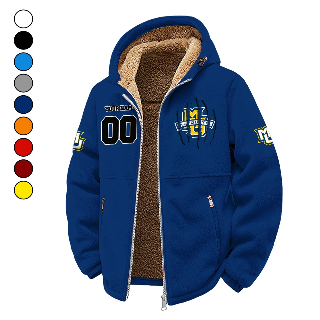 The Marquette Winter Fleece Jacket, Snow-Ready Active Fleece HVN1449MG - Navy