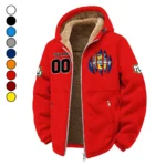 The Marquette Winter Fleece Jacket, Snow-Ready Active Fleece HVN1449MG - red