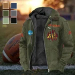 The Minnesota Pride Flannel Hoodie, Bold Supporter Flannel Hoodie HVN1449MG - Green