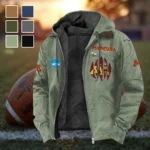 The Minnesota Pride Flannel Hoodie, Bold Supporter Flannel Hoodie HVN1449MG - Light Green