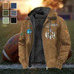 The Miami Spirit Flannel Hoodie, True Fan Hooded Flannel HVN1449MH - Camel