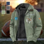 The Miami Spirit Flannel Hoodie, True Fan Hooded Flannel HVN1449MH - Light Green