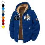 The Miami Spirit Winter Fleece Jacket, Cold Weather Hiking Fleece HVN1449MH - Navy