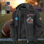 The Minutemen Flannel Hoodie, Game Ready Flannel Hoodie HVN1449MM - Black