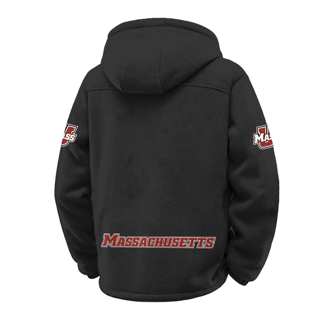 The Minutemen Winter Fleece Jacket, Cross-Training Thermal Zip HVN1449MM - Black - Image 3